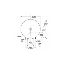 Dispensador de Papel Higiénico Rollo Jumbo