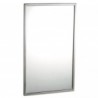 Espejo con marco de Acero Inoxidable