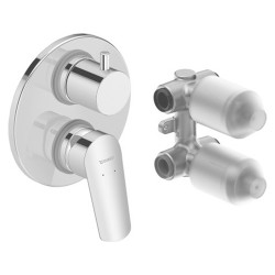Monomando de ducha con Desviador