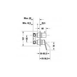 Monomando de ducha con Desviador