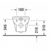 Duravit no. 1 Inodoro a Muro