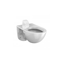 Inodoro Comercial de Pared con Entrada Posterior para Fluxómetro