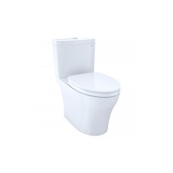 Inodoro alargado de dos piezas Aquia® IV