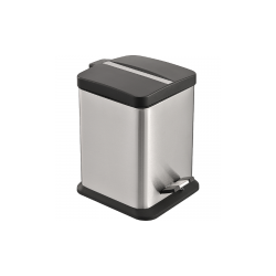 Basurero SIlver de Acero Inoxidable con Pedal