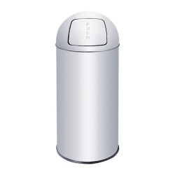 Papelera Push Acero Inoxidable