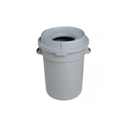 Basurero Cilíndrico con Tapa Embudo